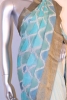 Designer Pure Silk Chiffon-Stone Work